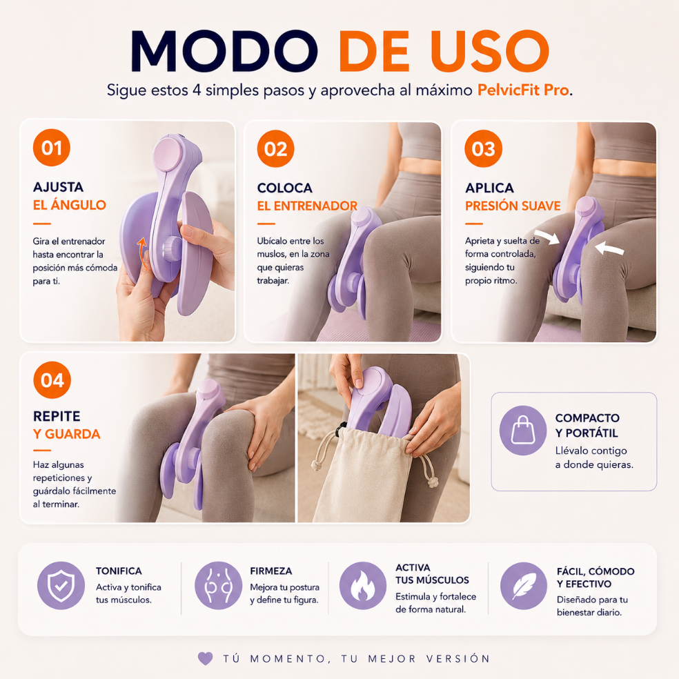 PelvicFit Pro - Tonifica muslos y suelo pélvico en casa