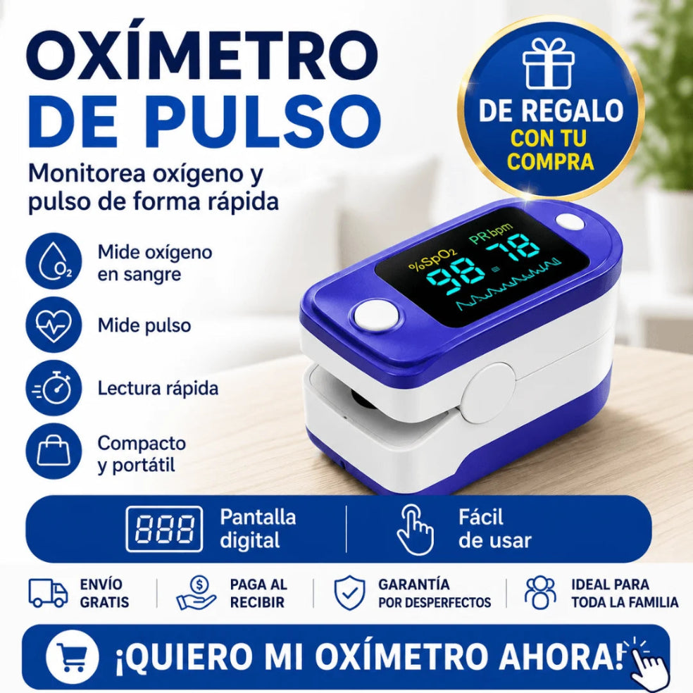 SaludHogar: Tensiómetro + Nebulizador + Oxímetro
