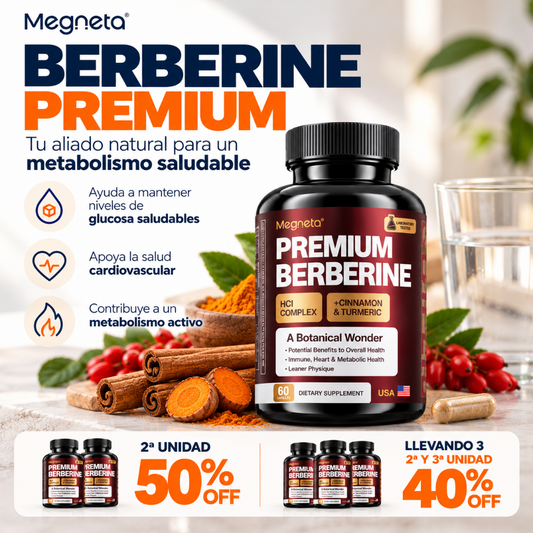 Berberine Premium (60 cápsulas)