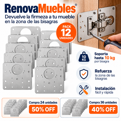 RenovaMuebles - Bisagra firme en 5 minutos