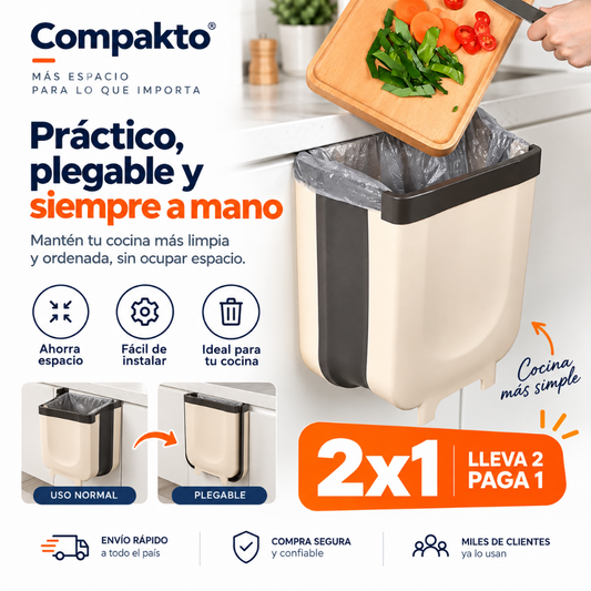 Compakto: Basurero pegable