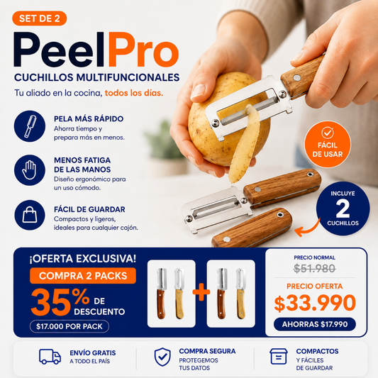 PeelPro  - Pela, Corta y Abre en Un Solo Movimiento