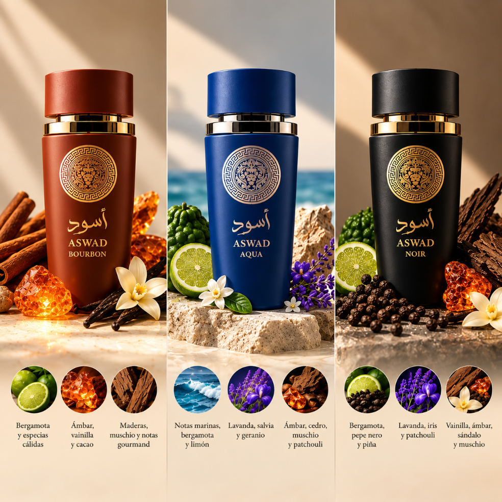 Perfumes Afaq Aswad Trío