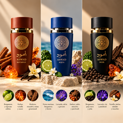 Perfumes Afaq Aswad Trío
