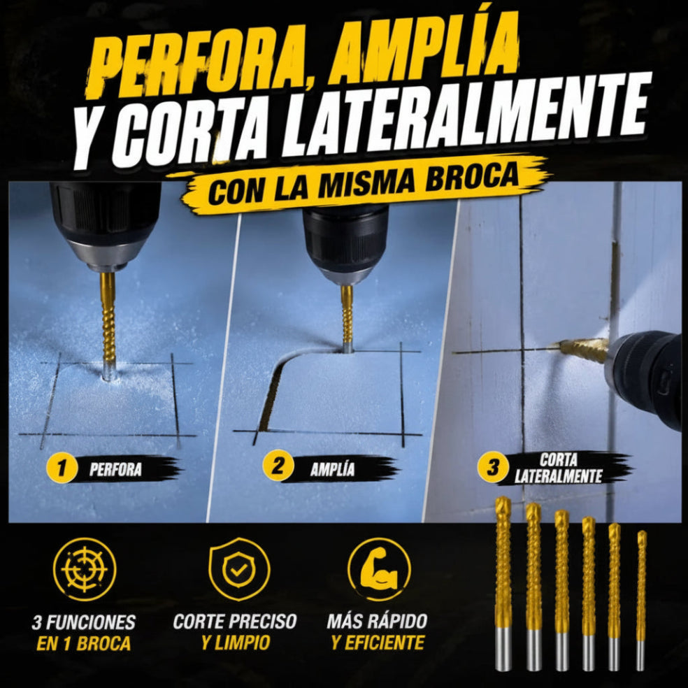 DuraBroca: Set de 6 brocas HSS