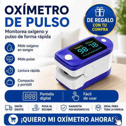 SaludHogar: Tensiómetro + Nebulizador + Oxímetro