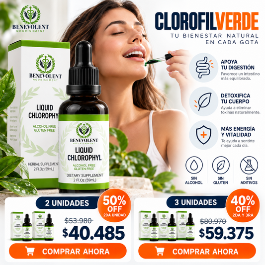 ClorofilVerde - Clorofila líquida