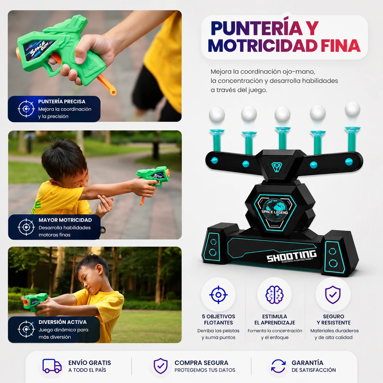 Dark Shot: Juego de Tiro Flotante Para Niños