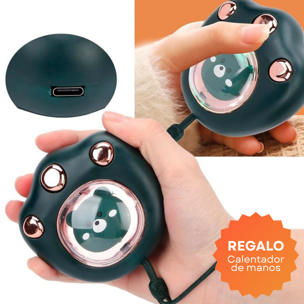 Aura Warm: Calentador de pies eléctrico + Calentador de manos Osito (DE REGALO!)