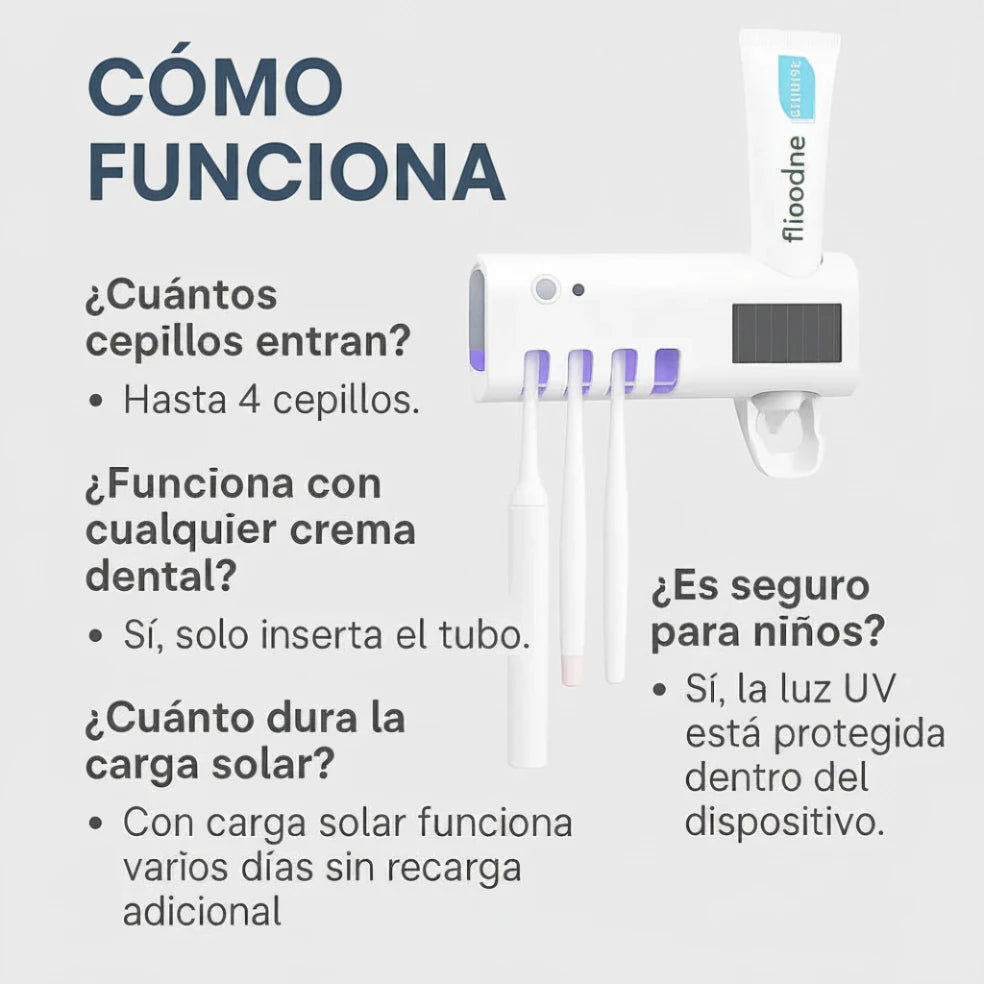 DentiClean: Soporte Esterilizador Cepillo De Dientes