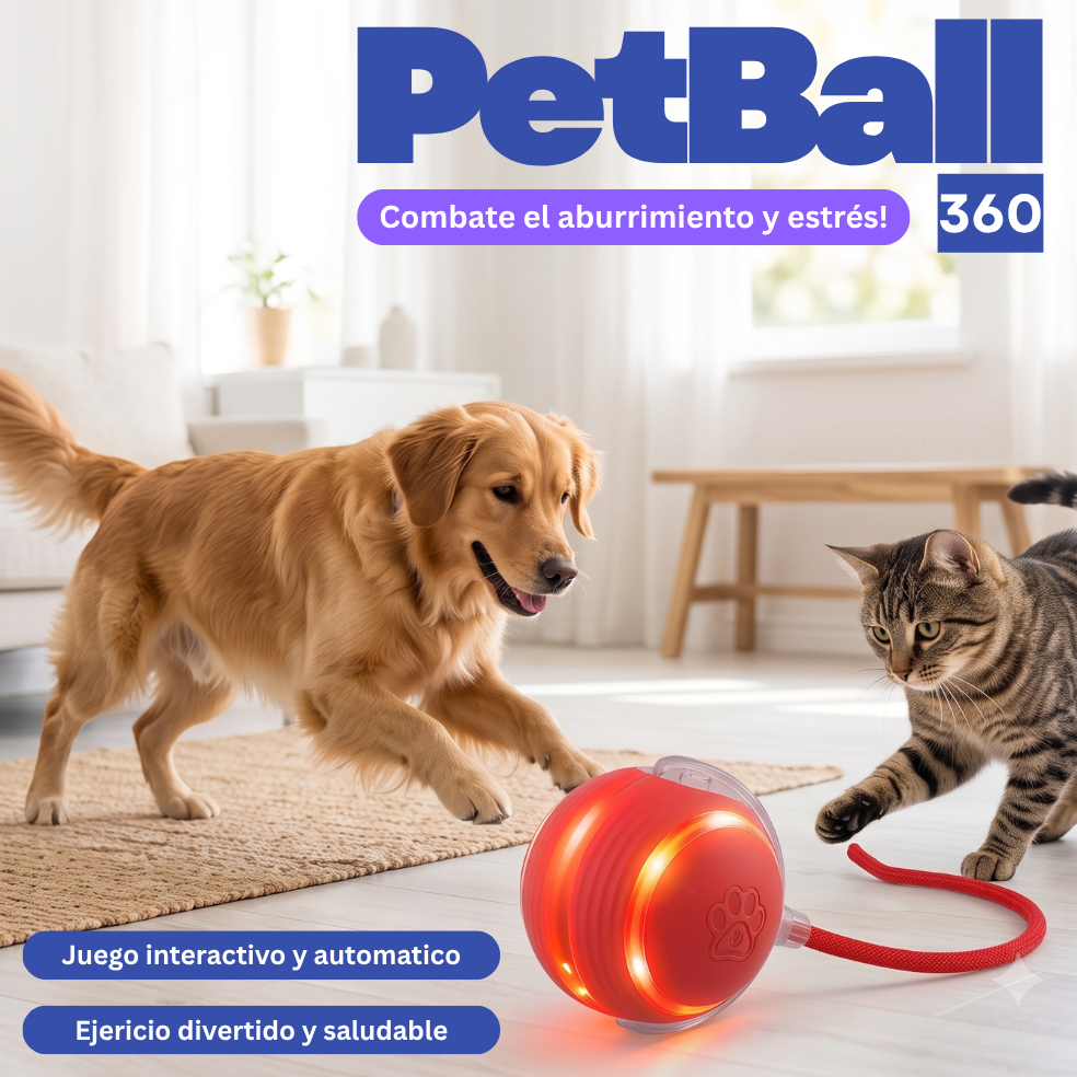 PetBall 360°: Pelota Inteligente Mascota