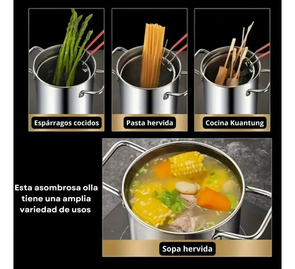 ChefPro: Olla Freidora Multiusos ChefPro