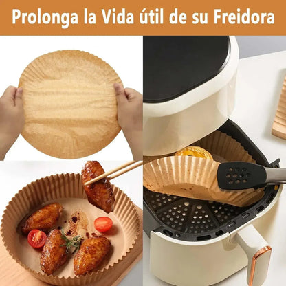 ZeroGrasa - Bandejas Para Freidora De Aire (50 unidades)