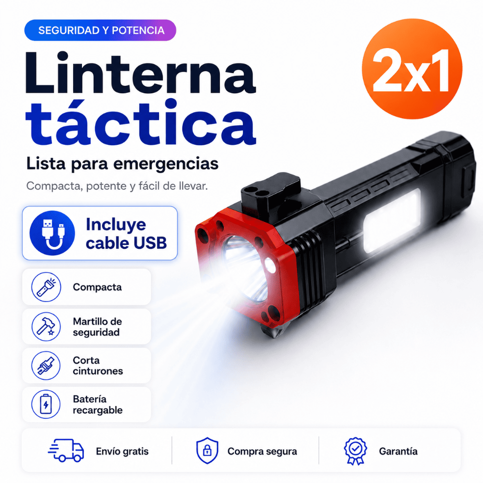 Linterna Táctica de Emergencia