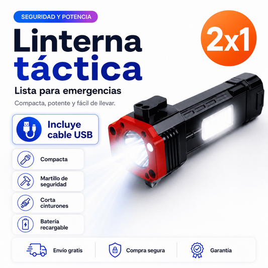 Linterna Táctica de Emergencia