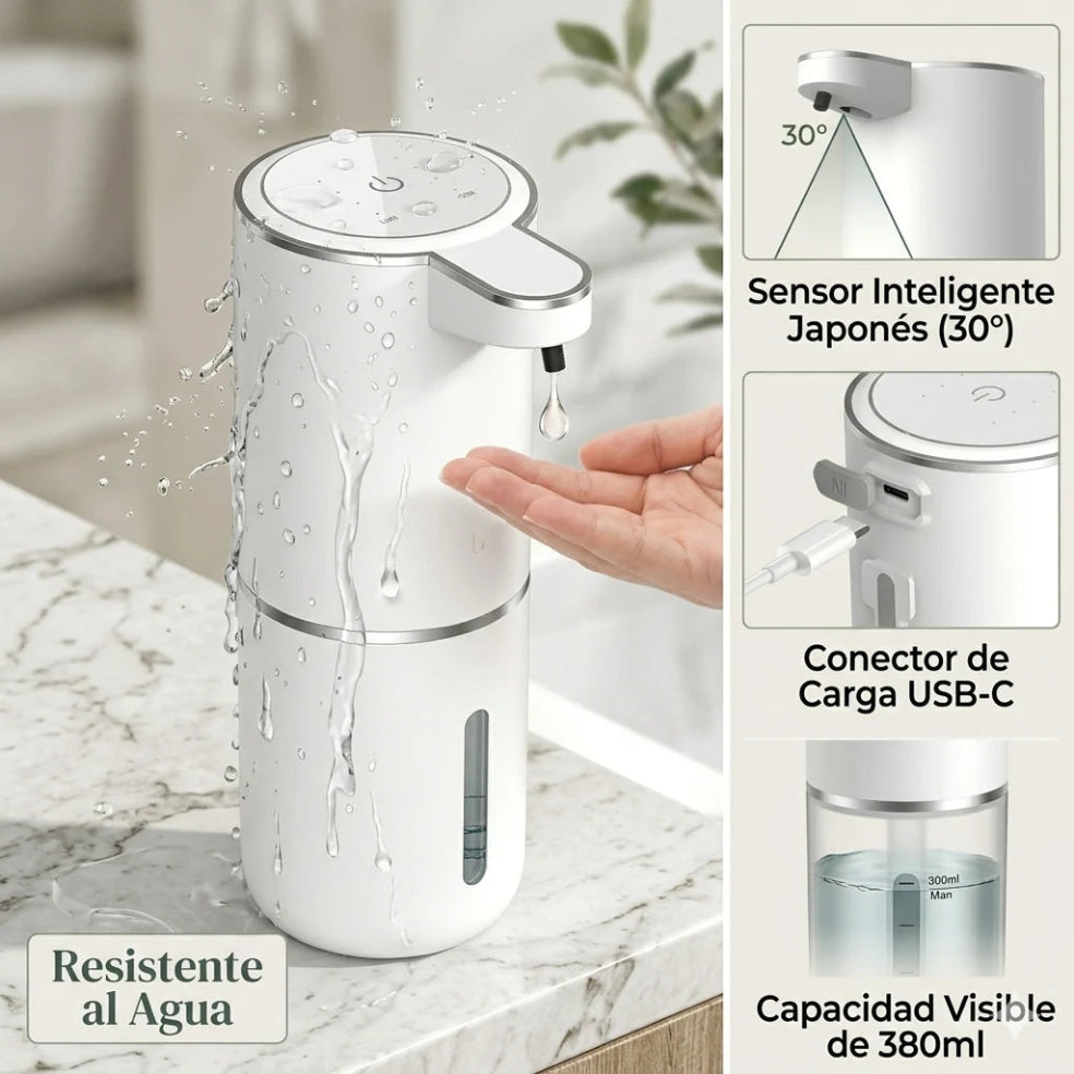CleanTouch: Dispensador automático de jabón con sensor