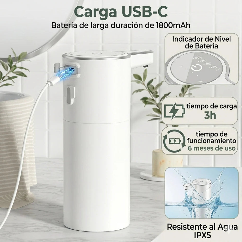 CleanTouch: Dispensador automático de jabón con sensor