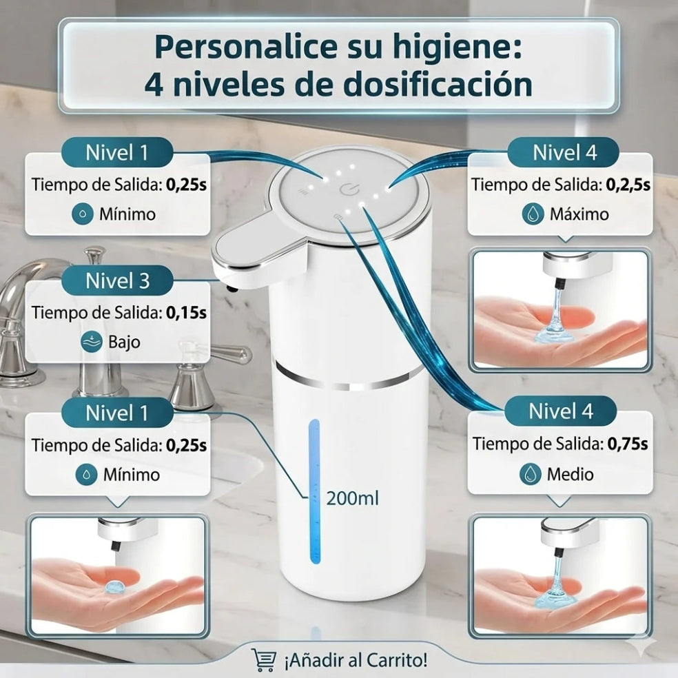 CleanTouch: Dispensador automático de jabón con sensor