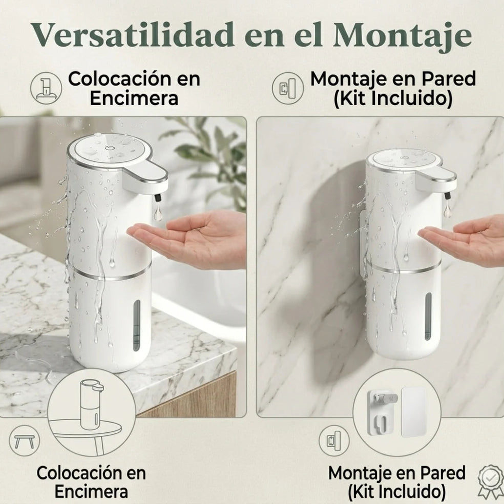 CleanTouch: Dispensador automático de jabón con sensor