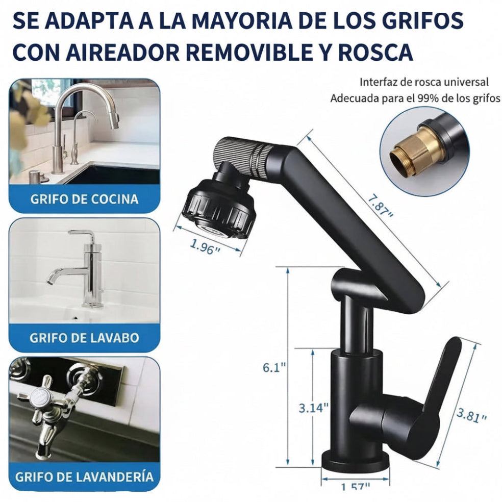 AquaFlex - Gira tu grifo hacia donde tú quieras