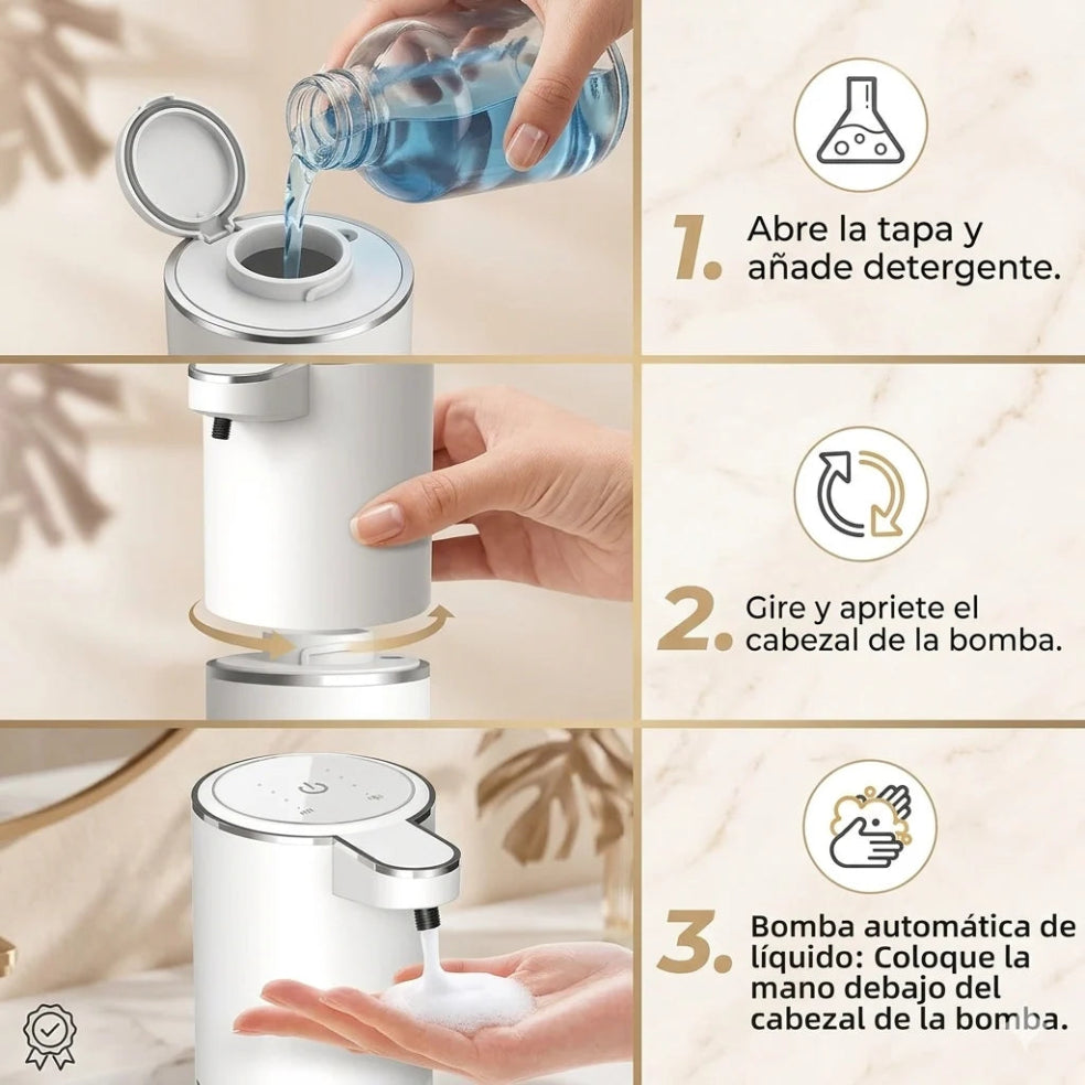 CleanTouch: Dispensador automático de jabón con sensor