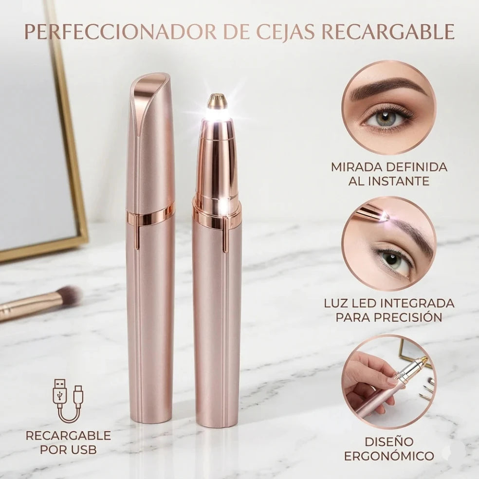Depiladora Facial y Perfiladora de Cejas Eléctrica