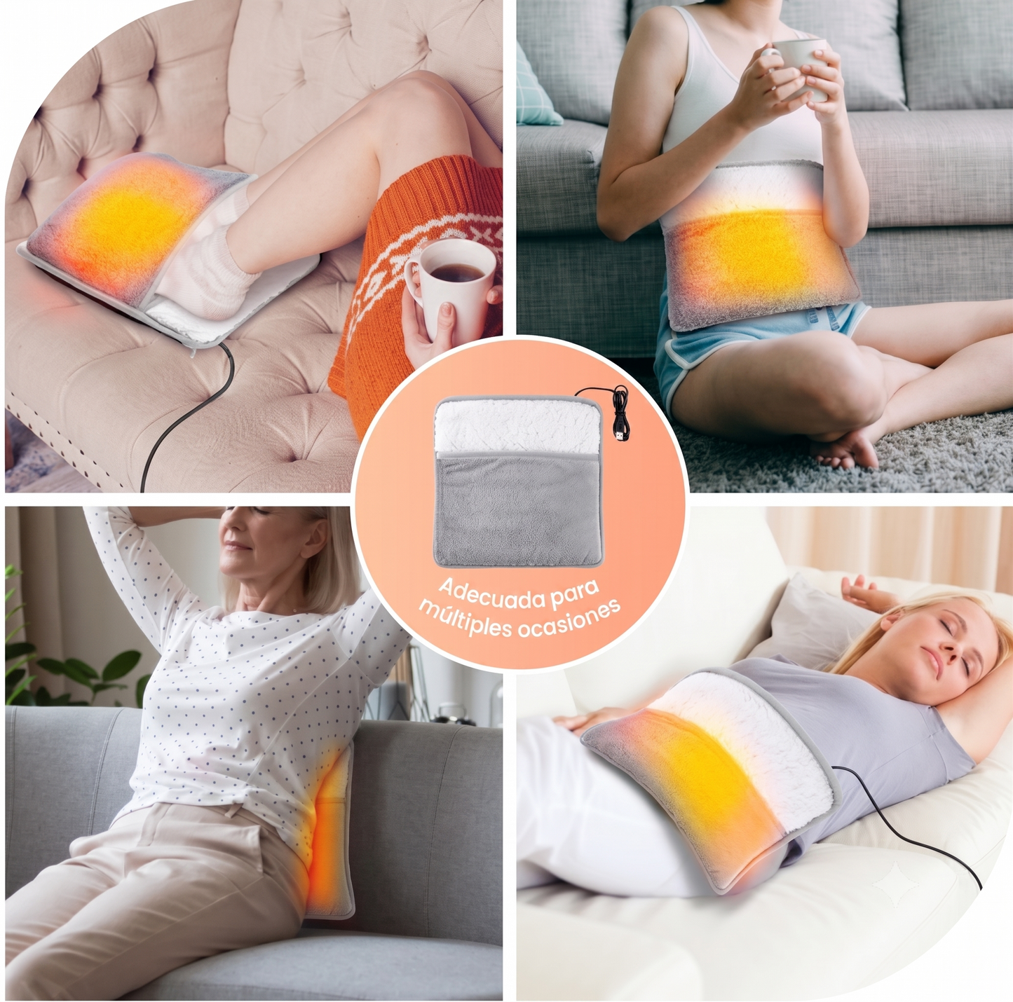 Aura Warm: Calentador de pies eléctrico + Calentador de manos Osito (DE REGALO!)