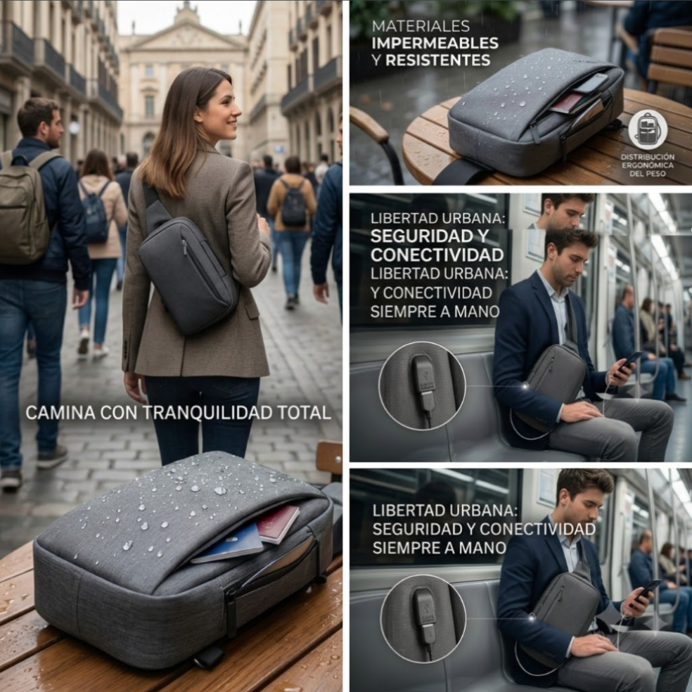 Fashionilion Bolso Antirrobo