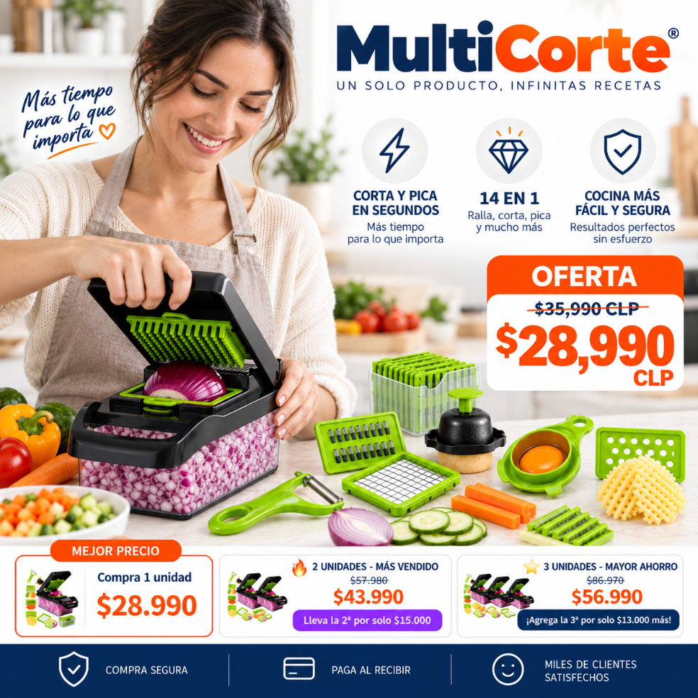 MultiCorte - Picador Verdura 14 En 1